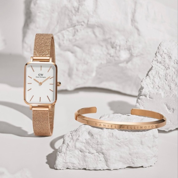 Daniel Wellington QUADRO PRESSED MELROSE (20*26MM) + CLASSIC BRACELET (Small) - Picture 2 of 3